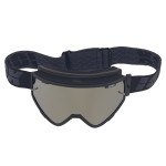 Ski, snowboard, motorcycling, cycling goggles, unisex, black frame, silver lens, O22BS